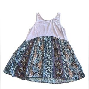 Art Class Girls Paisley Top in Soft Pink with Patterns Size Large 10/12